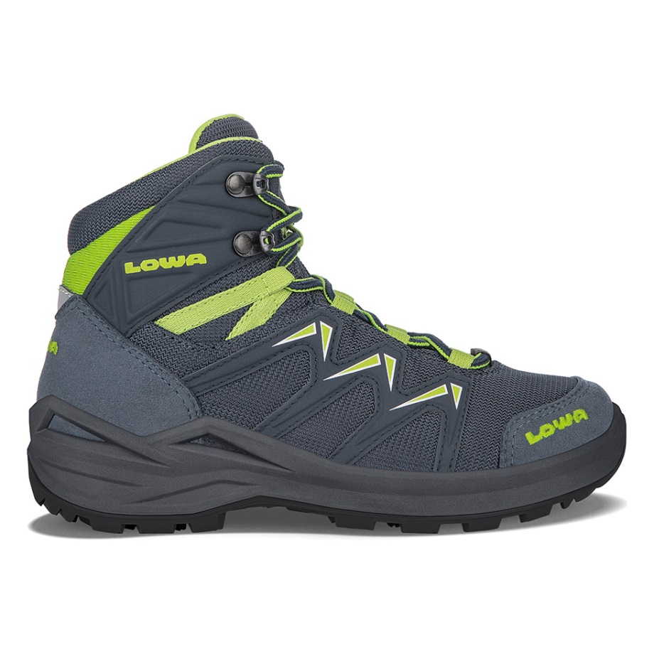 Lowa Innox Pro Gtxmid Junior פלדה כחול/ליים