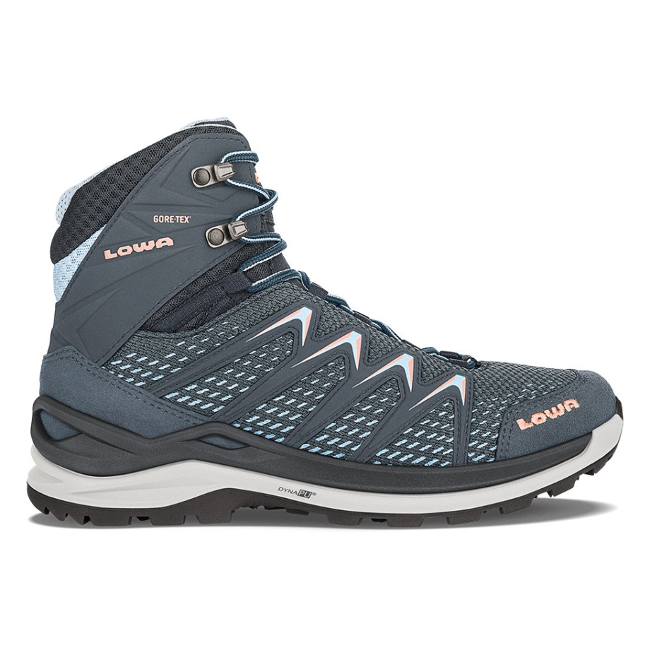 Lowa Steel Blue/salmon Innox Pro Gtxmid Ws