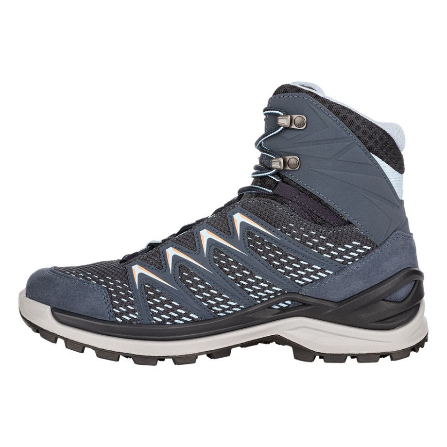 Lowa Steel Blue/salmon Innox Pro Gtxmid Ws