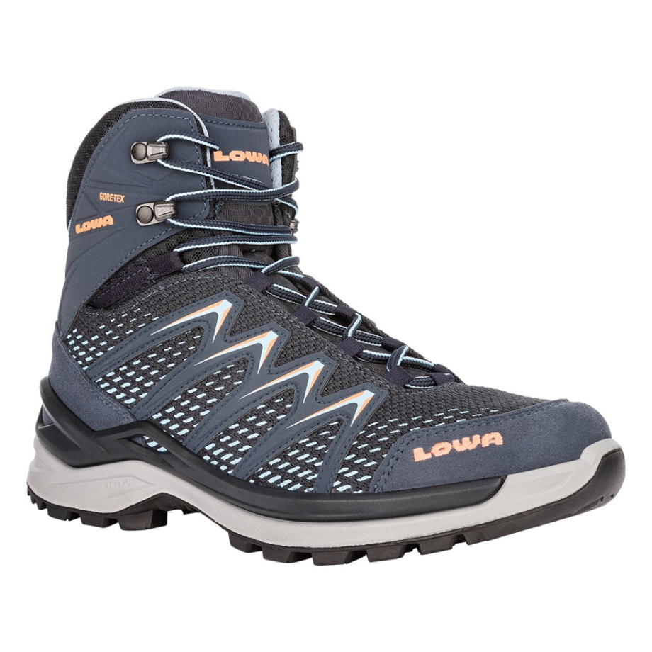 Lowa Steel Blue/salmon Innox Pro Gtxmid Ws