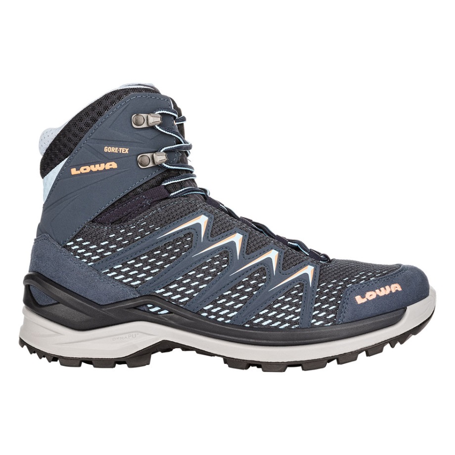 Lowa Steel Blue/salmon Innox Pro Gtxmid Ws