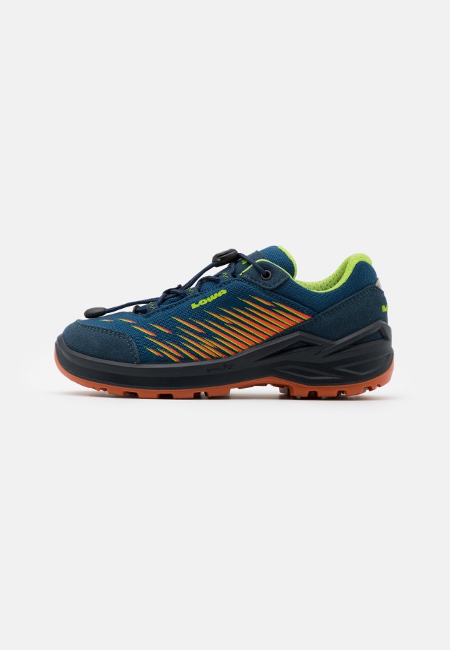 נעלי טיולים יוניסקס של Lowa Blau/orange Zirrox Gtxjunior