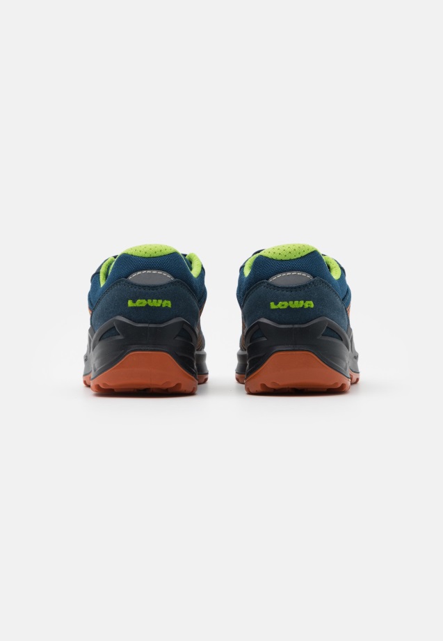 נעלי טיולים יוניסקס של Lowa Blau/orange Zirrox Gtxjunior