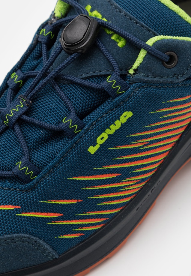 נעלי טיולים יוניסקס של Lowa Blau/orange Zirrox Gtxjunior